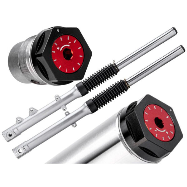 PZ Tuning Scheibenbremse Telegabel Silber *Einstellbar* mit Teilegutachten
