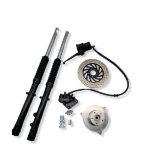 ZT Tuning Performance Umbauset für Scheibenbremse Schwarz Ø220mm f. Roller SR50 SR80