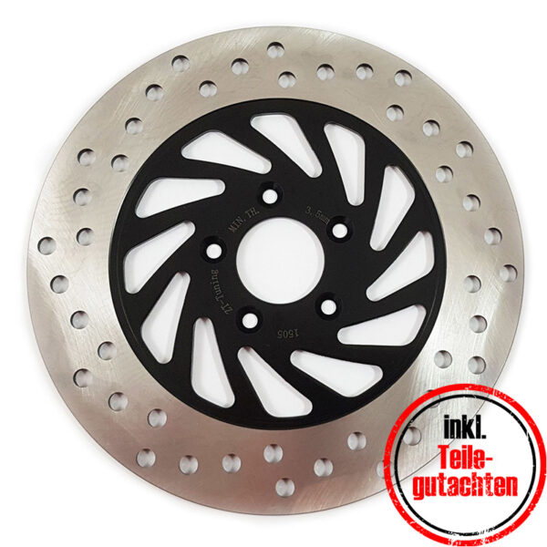 ZT Tuning Bremsscheibe 220mm passend f. Simson inkl. Teilegutachten