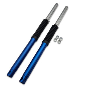 ZT Tuning Set Telegabel für Trommelbremse S50, S51, S70, S53 (Kurze Variante) Blau Elox CNC