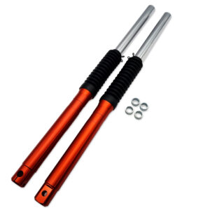 ZT Tuning Set Telegabel für Trommelbremse S50, S51, S70, S53 (Kurze Variante) Rot Elox CNC