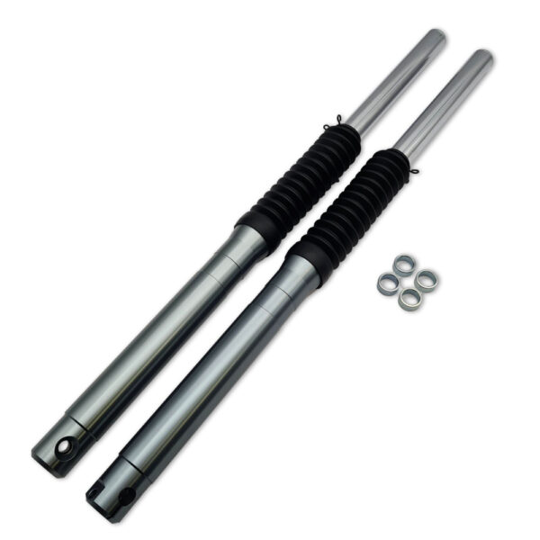 ZT Tuning Set Telegabel für Trommelbremse S50, S51, S70, S53 (Kurze Variante) Titan Grau Elox CNC