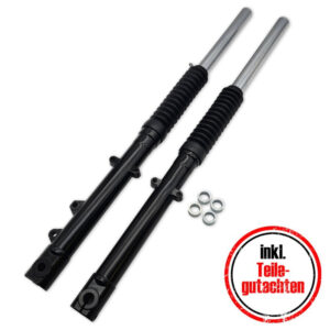 ZT Tuning Set Telegabel für Scheibenbremse GEN2 S50, S51, S70, S53 (Kurze Variante) Schwarz mit Teilegutachten
