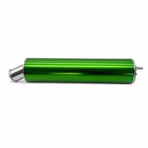 Endschalldämpfer ZT TUNING Alu Gerade Grün