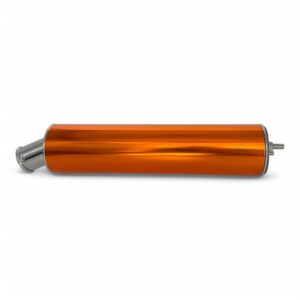 Endschalldämpfer ZT TUNING Alu Gerade Orange