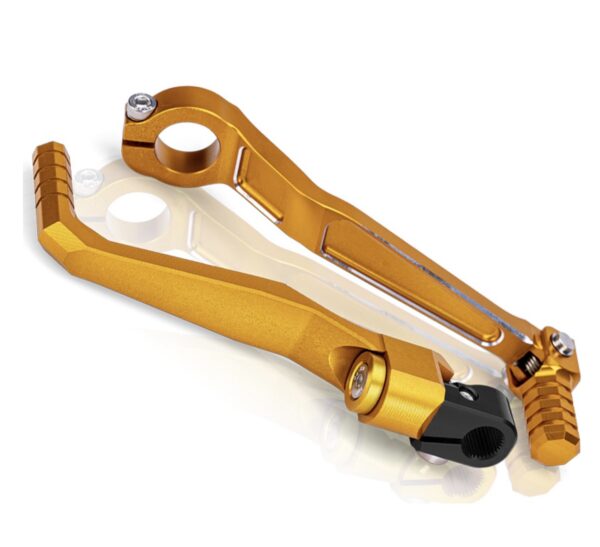 PZ Tuning CNC Kickstarter & Schalthebel Gold inkl. Teilegutachten