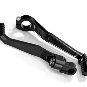 PZ Tuning CNC Kickstarter & Schalthebel Schwarz inkl. Teilegutachten