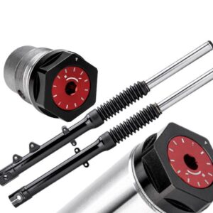 PZ Tuning Scheibenbremse Telegabel *Einstellbar* mit Teilegutachten Schwarz