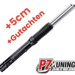PZ Tuning Scheibenbremse Telegabel Lange Version (+5cm) mit Teilegutachten Schwarz