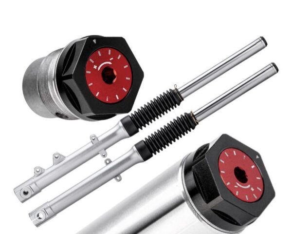 PZ Tuning Scheibenbremse Telegabel *Einstellbar* mit Teilegutachten Silber